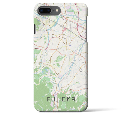 【藤岡（群馬県）】地図柄iPhoneケース（バックカバータイプ）