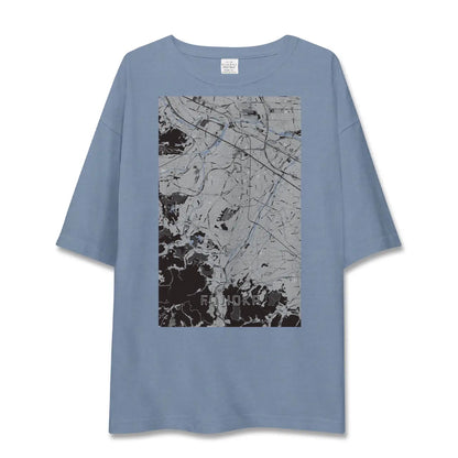 【藤岡（群馬県）】地図柄ビッグシルエットTシャツ