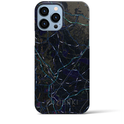 【藤崎（青森県）】地図柄iPhoneケース（バックカバータイプ）