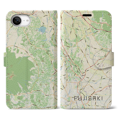 【藤崎（青森県）】地図柄iPhoneケース（手帳タイプ）