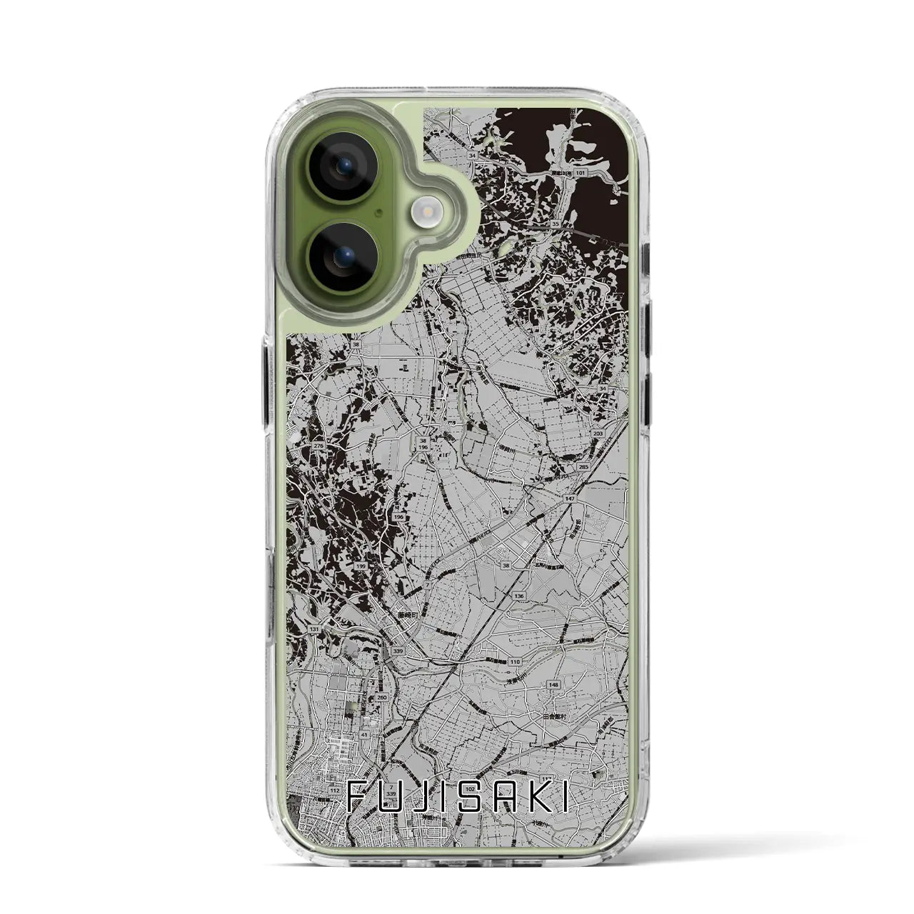 【藤崎（青森県）】地図柄iPhoneケース（MagSafeタイプ）