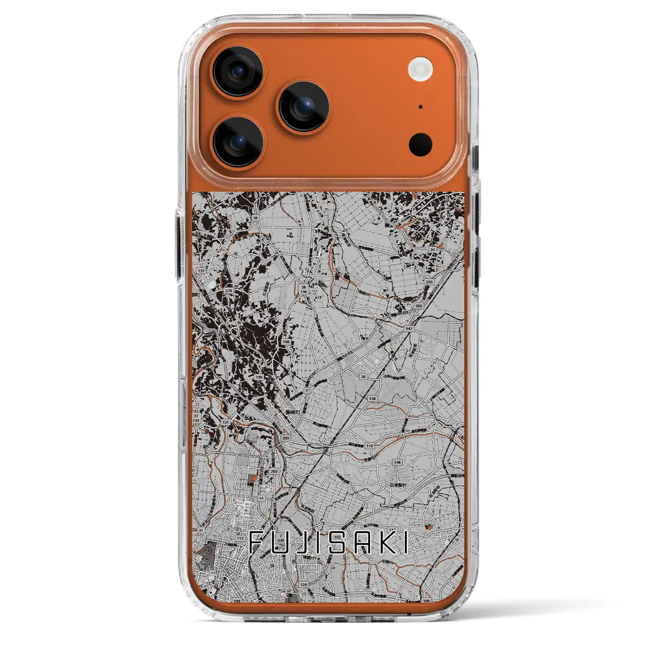 【藤崎（青森県）】地図柄iPhoneケース（MagSafeタイプ）