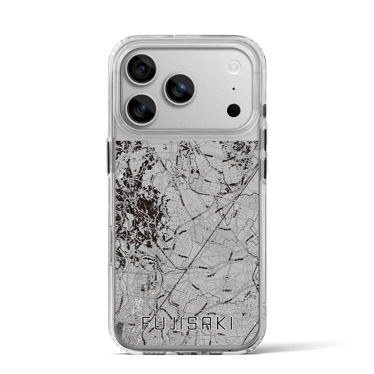 【藤崎（青森県）】地図柄iPhoneケース（MagSafeタイプ）
