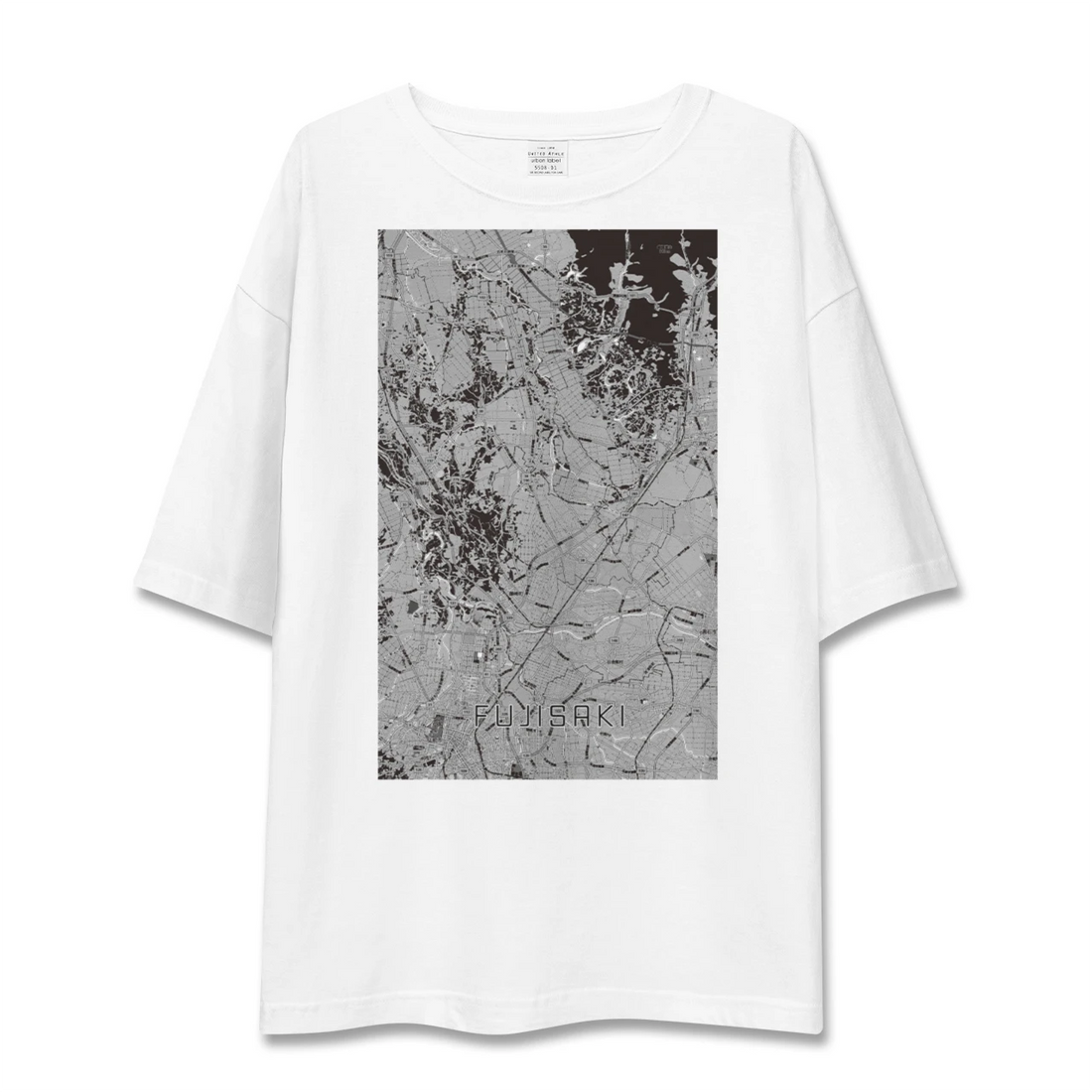 【藤崎(青森県)】地図柄ビッグシルエットTシャツ