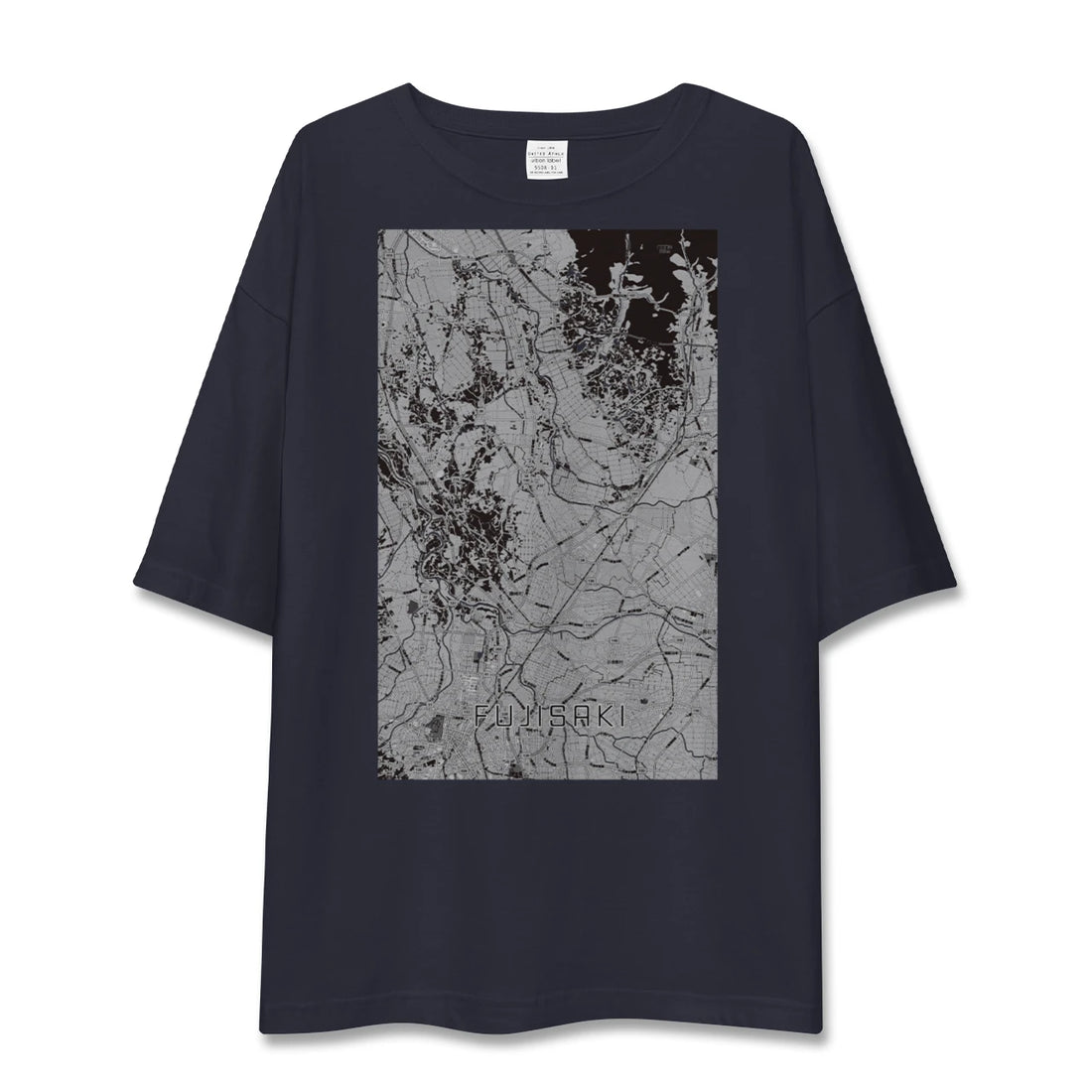 【藤崎(青森県)】地図柄ビッグシルエットTシャツ