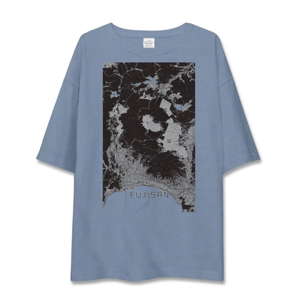 【富士山（静岡県）】地図柄ビッグシルエットTシャツ