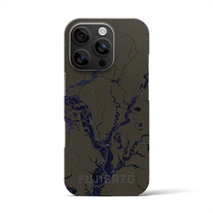 【藤里（秋田県）】地図柄iPhoneケース（バックカバータイプ）