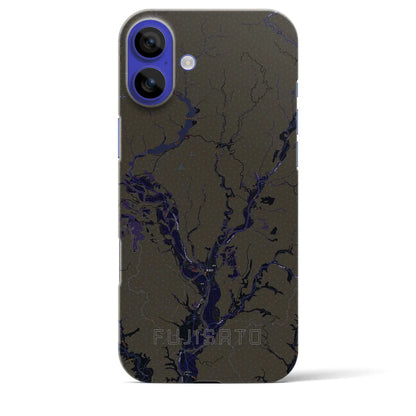 【藤里（秋田県）】地図柄iPhoneケース（バックカバータイプ）