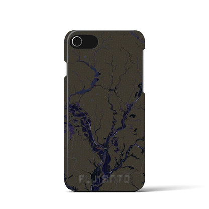 【藤里（秋田県）】地図柄iPhoneケース（バックカバータイプ）