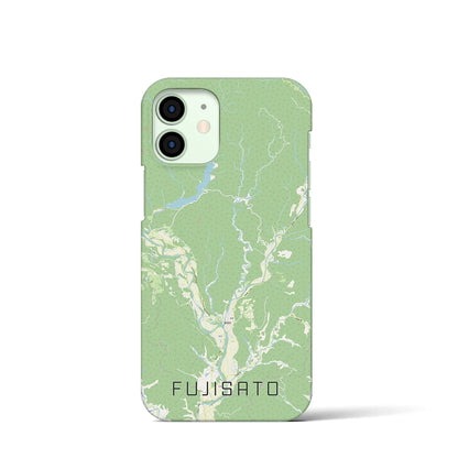 【藤里（秋田県）】地図柄iPhoneケース（バックカバータイプ）