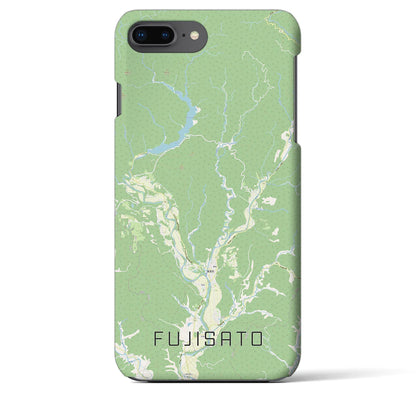 【藤里（秋田県）】地図柄iPhoneケース（バックカバータイプ）