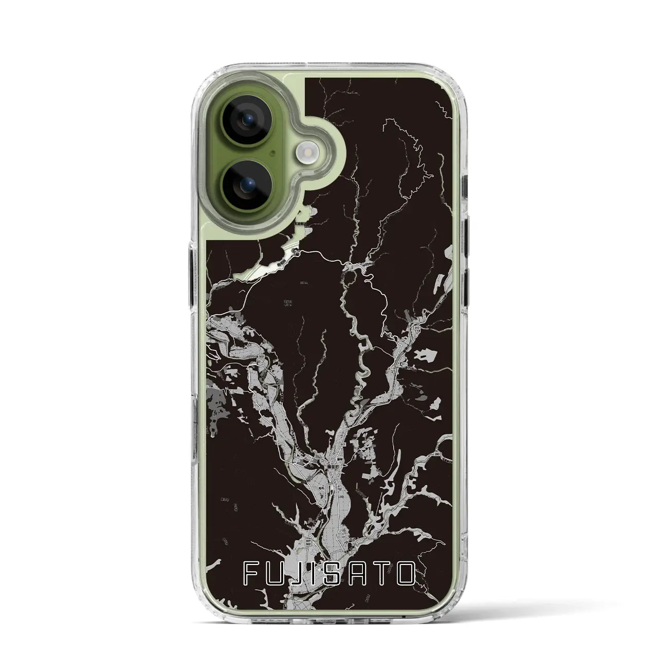 【藤里（秋田県）】地図柄iPhoneケース（MagSafeタイプ）