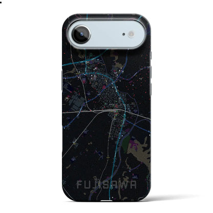 【藤沢（神奈川県）】地図柄iPhoneケース（バックカバータイプ）