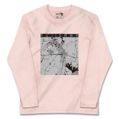 【藤沢（神奈川県）】地図柄ロングスリーブTシャツ