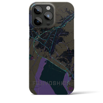 【富士吉田（山梨県）】地図柄iPhoneケース（バックカバータイプ）