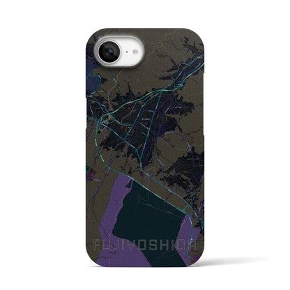 【富士吉田（山梨県）】地図柄iPhoneケース（バックカバータイプ）