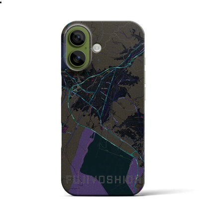 【富士吉田（山梨県）】地図柄iPhoneケース（バックカバータイプ）