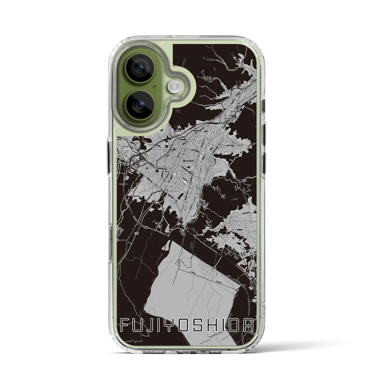 【富士吉田（山梨県）】地図柄iPhoneケース（MagSafeタイプ）