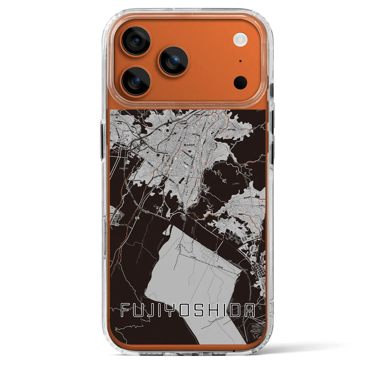 【富士吉田（山梨県）】地図柄iPhoneケース（MagSafeタイプ）