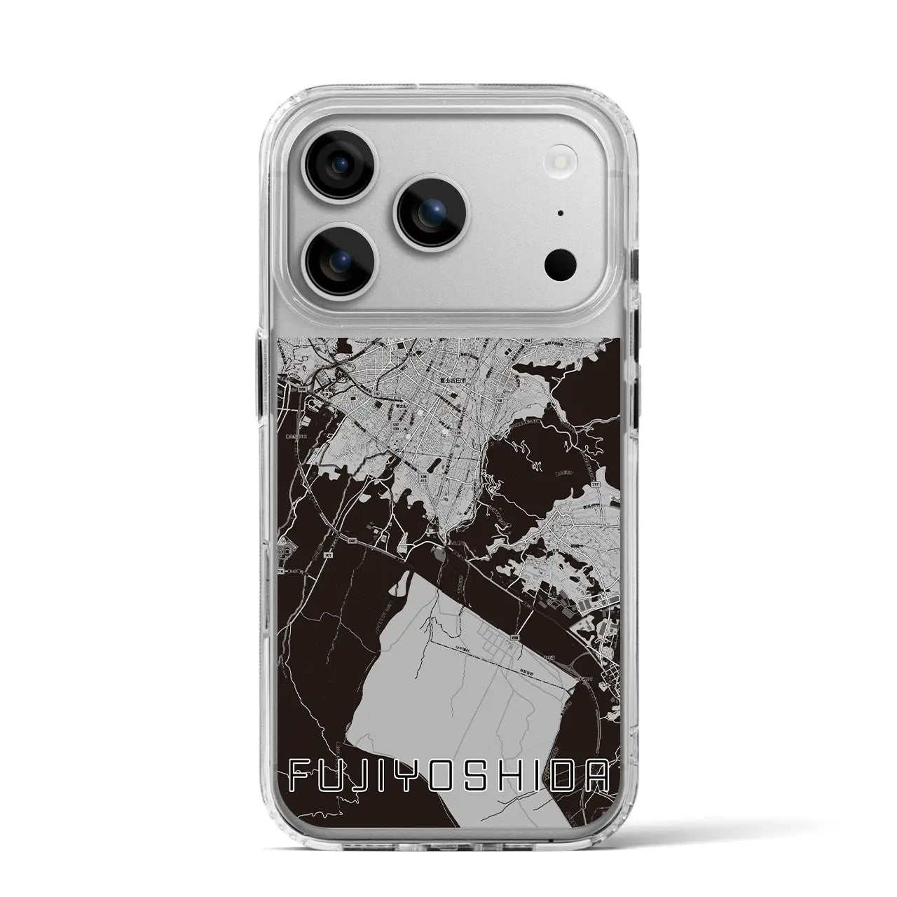 【富士吉田（山梨県）】地図柄iPhoneケース（MagSafeタイプ）