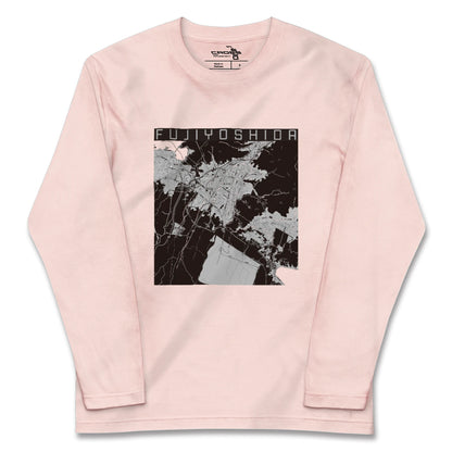 【富士吉田（山梨県）】地図柄ロングスリーブTシャツ