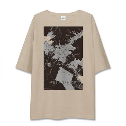 【富士吉田（山梨県）】地図柄ビッグシルエットTシャツ