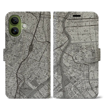 【深川2（東京都）】地図柄iPhoneケース（手帳タイプ）