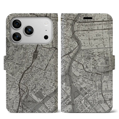 【深川2（東京都）】地図柄iPhoneケース（手帳タイプ）