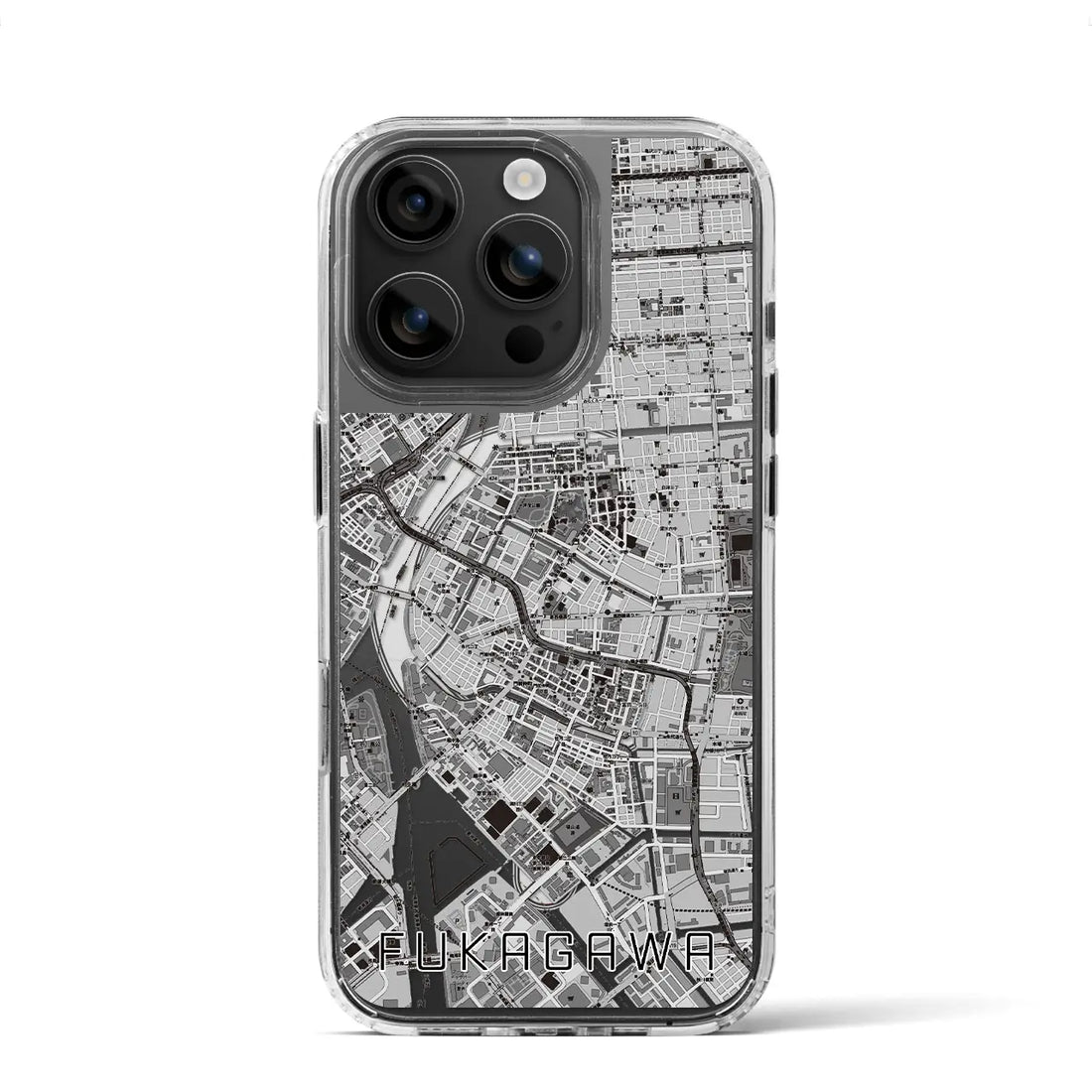 【深川2（東京都）】地図柄iPhoneケース（MagSafeタイプ）
