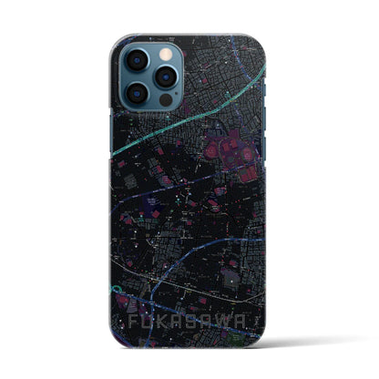 【深沢（東京都）】地図柄iPhoneケース（バックカバータイプ）