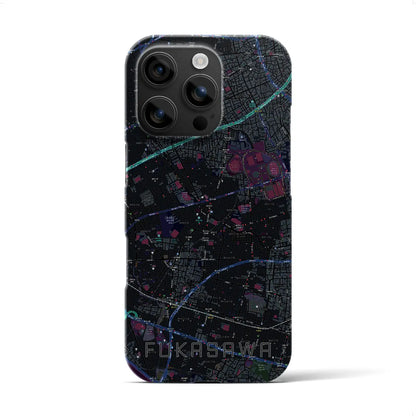 【深沢（東京都）】地図柄iPhoneケース（バックカバータイプ）