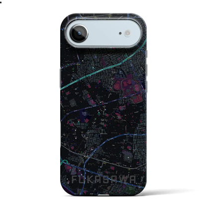 【深沢（東京都）】地図柄iPhoneケース（バックカバータイプ）