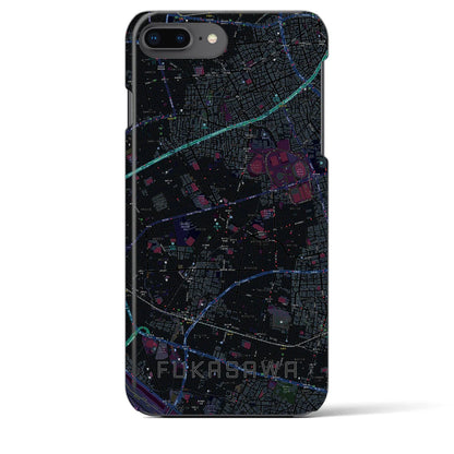 【深沢（東京都）】地図柄iPhoneケース（バックカバータイプ）