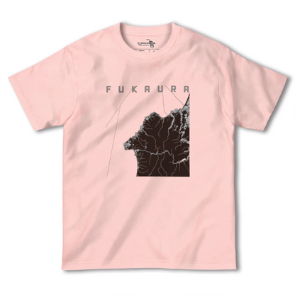 【深浦（青森県）】地図柄ヘビーウェイトTシャツ