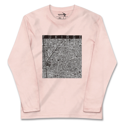 【吹上（愛知県）】地図柄ロングスリーブTシャツ