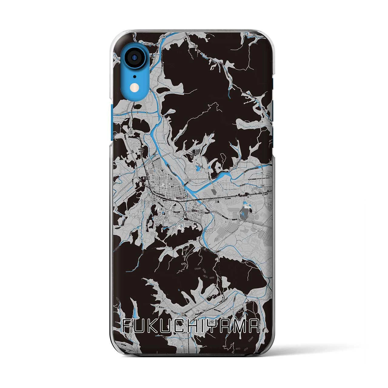 【福知山（京都府）】地図柄iPhoneケース（クリアタイプ）