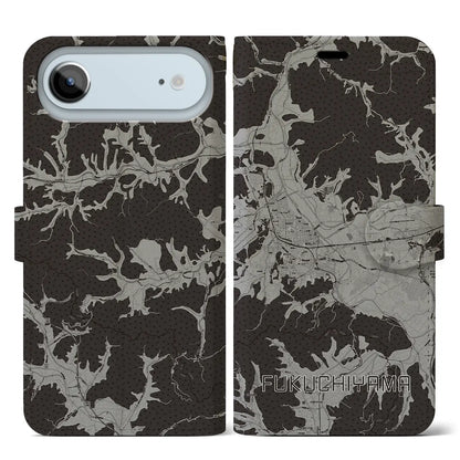 【福知山（京都府）】地図柄iPhoneケース（手帳タイプ）