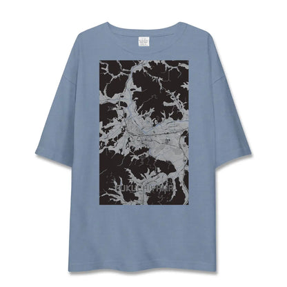 【福知山（京都府）】地図柄ビッグシルエットTシャツ