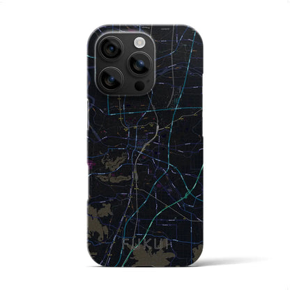 【福井（福井県）】地図柄iPhoneケース（バックカバータイプ）