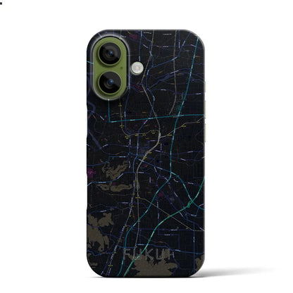 【福井（福井県）】地図柄iPhoneケース（バックカバータイプ）