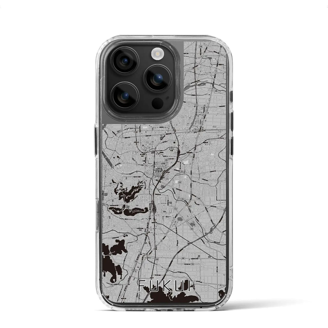 【福井（福井県）】地図柄iPhoneケース（MagSafeタイプ）