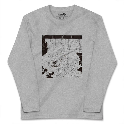 【福井（福井県）】地図柄ロングスリーブTシャツ
