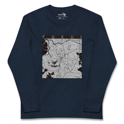 【福井（福井県）】地図柄ロングスリーブTシャツ