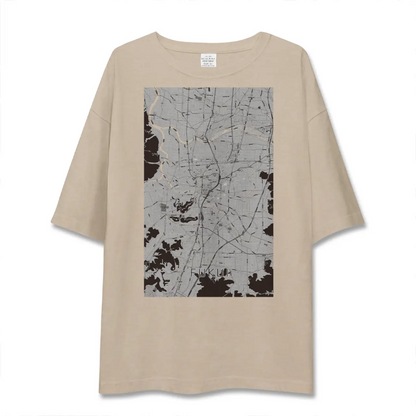 【福井（福井県）】地図柄ビッグシルエットTシャツ