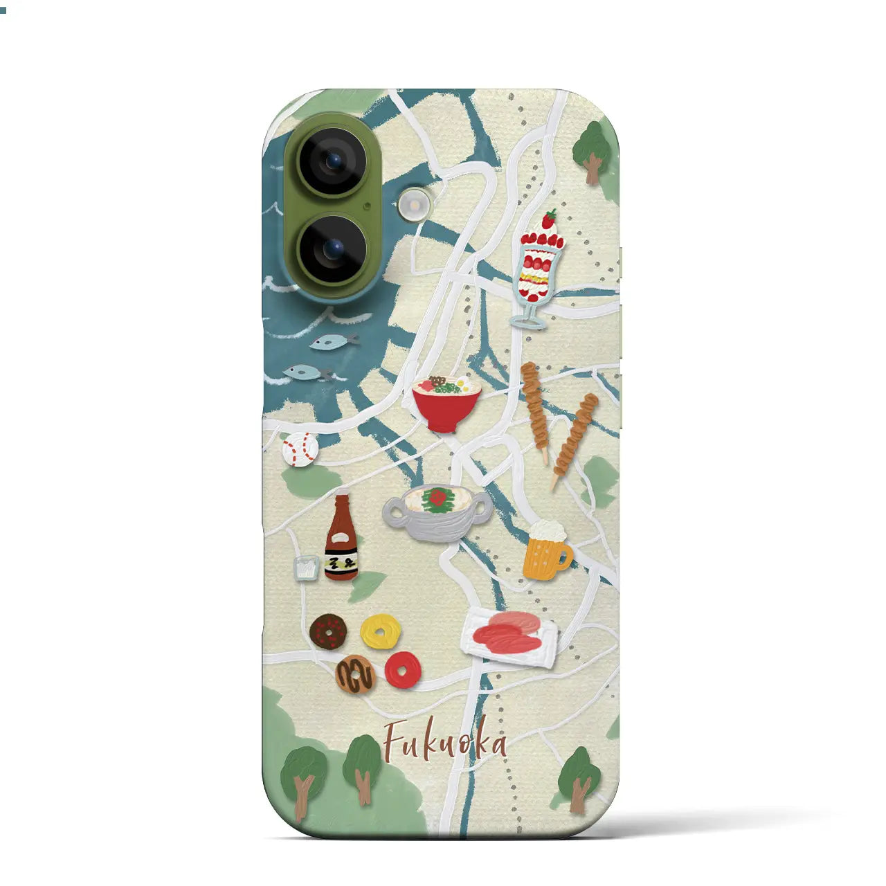 【福岡（Walk &amp; Eat）】Walk &amp; Eat iPhoneケース（バックカバータイプ）ライトブルー・iPhone 17 Pro Max 用