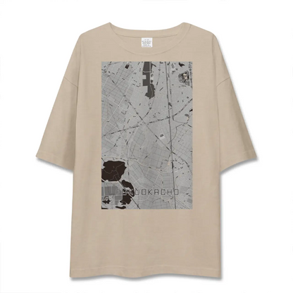 【福岡町（愛知県）】地図柄ビッグシルエットTシャツ