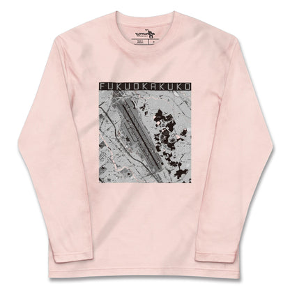 【福岡空港（福岡県）】地図柄ロングスリーブTシャツ
