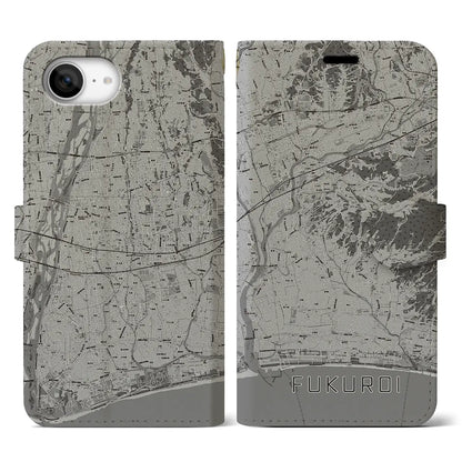 【袋井（静岡県）】地図柄iPhoneケース（手帳タイプ）