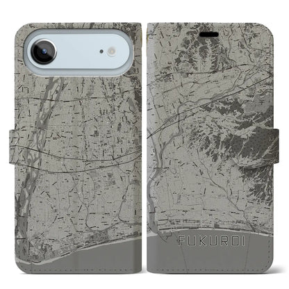 【袋井（静岡県）】地図柄iPhoneケース（手帳タイプ）