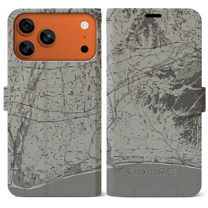 【袋井（静岡県）】地図柄iPhoneケース（手帳タイプ）